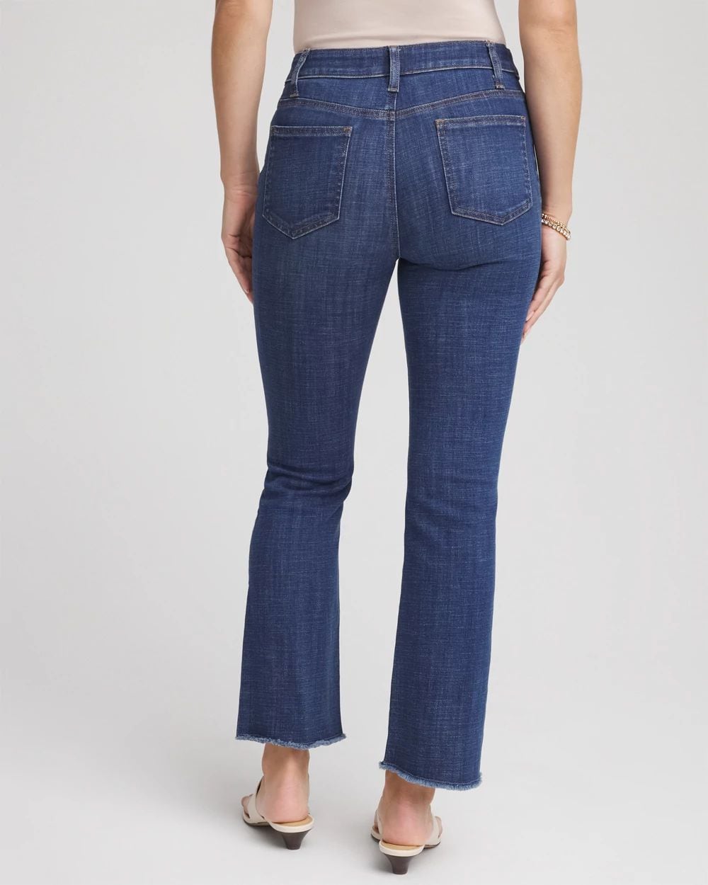 Petite Girlfriend Fray Hem Kick Flares | Chico's